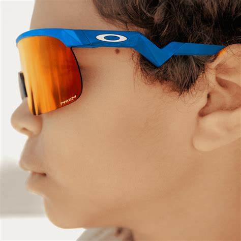 Oakley Resistor Youth Fit Sunglasses: Sky Blue/Prizm Ruby