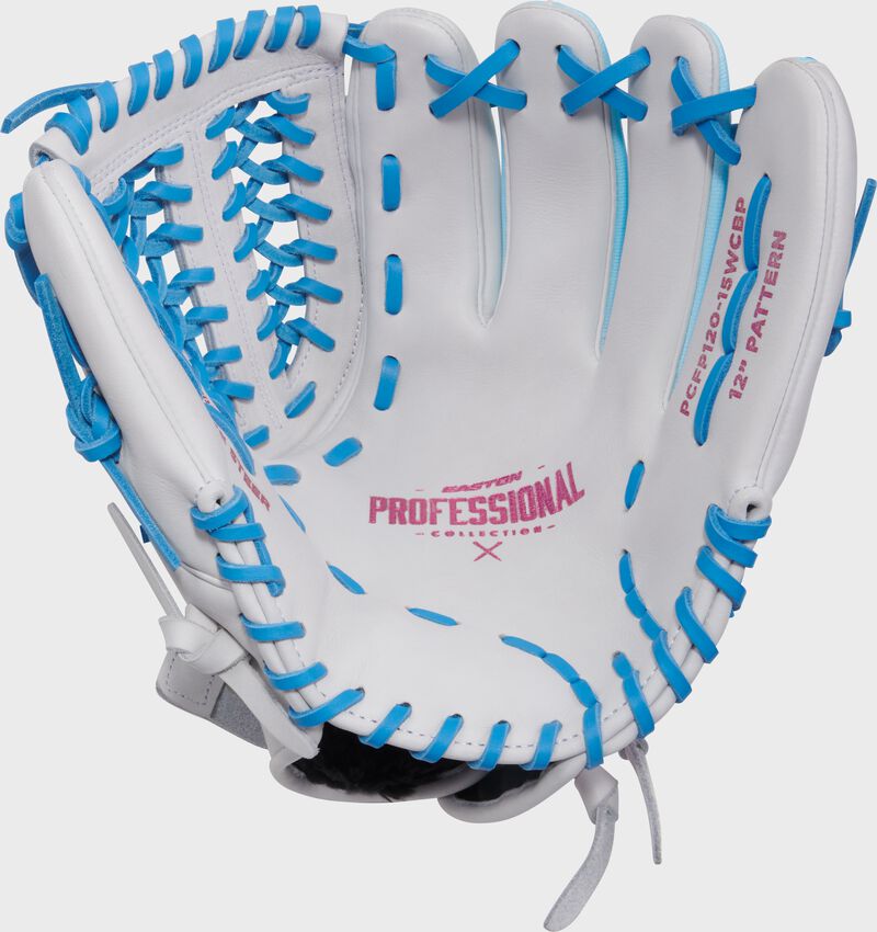 Easton Professional Collection Color Splash 2.0 12” Fastpitch Utility Glove: PCFP120-15WCBP