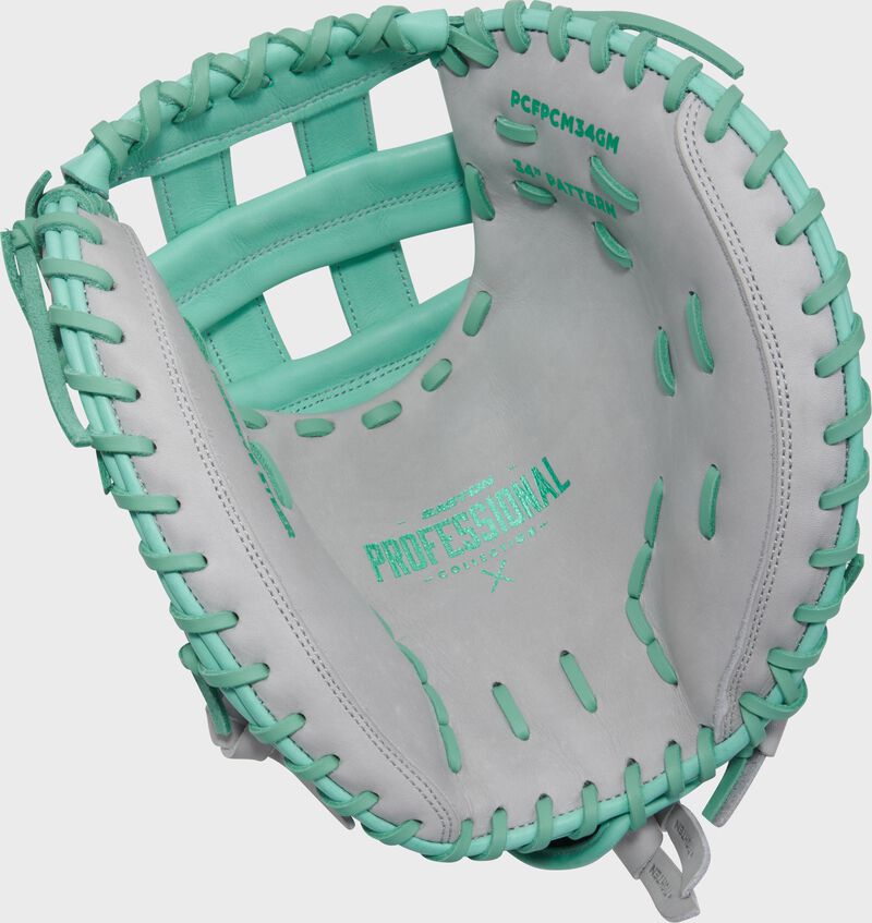 Easton Professional Collection Color Splash 2.0 34” Fastpitch Catcher’s Mitt: PCFPCM34GM