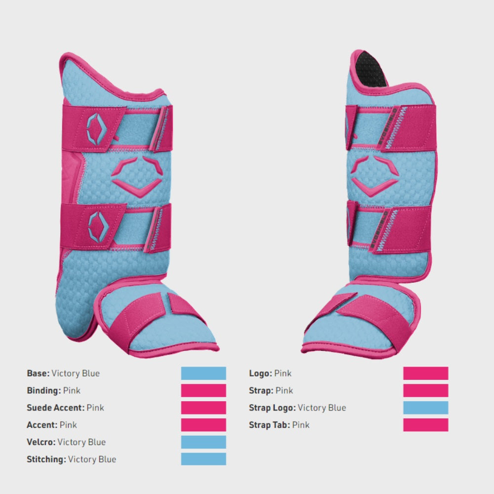 EVOSHIELD CUSTOM EXCLUSIVE PRO-SRZ™ 2.0 BATTER'S LEG GUARD: COTTON CANDY