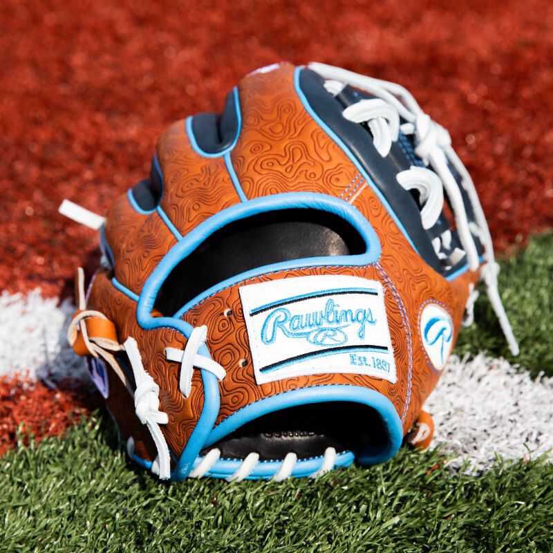 RAWLINGS COLORSYNC 8.0 HEART OF THE HIDE 11.75" GEO-PRINT INFIELD GLOVE: PRO315-2GBN-RHT