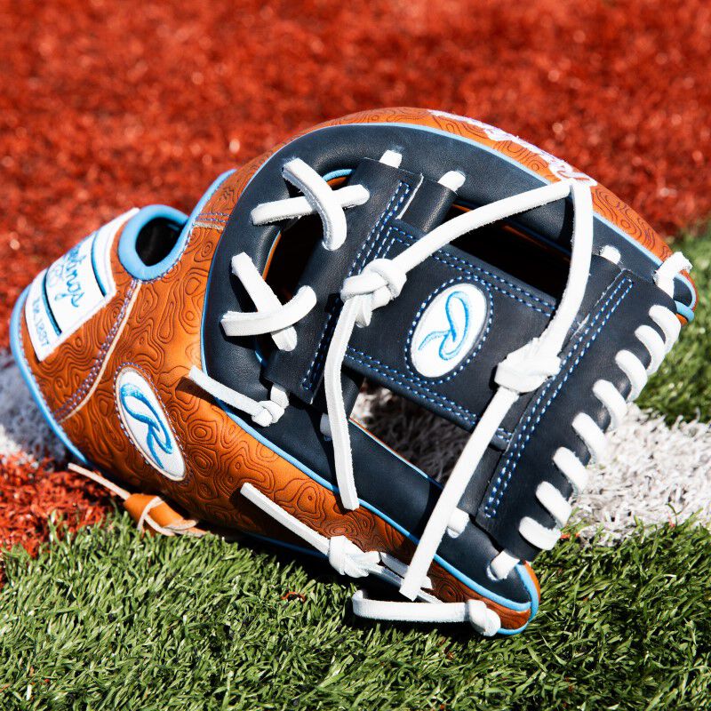 RAWLINGS COLORSYNC 8.0 HEART OF THE HIDE 11.75" GEO-PRINT INFIELD GLOVE: PRO315-2GBN-RHT