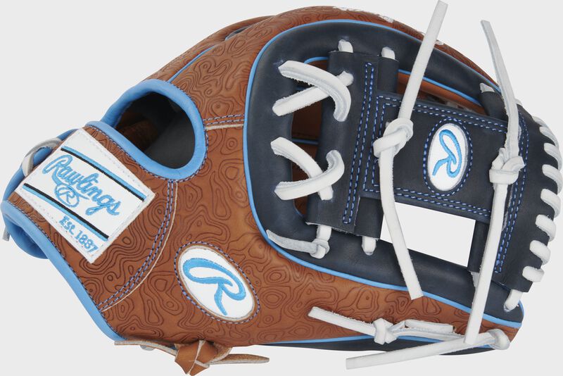 RAWLINGS COLORSYNC 8.0 HEART OF THE HIDE 11.75" GEO-PRINT INFIELD GLOVE: PRO315-2GBN-RHT