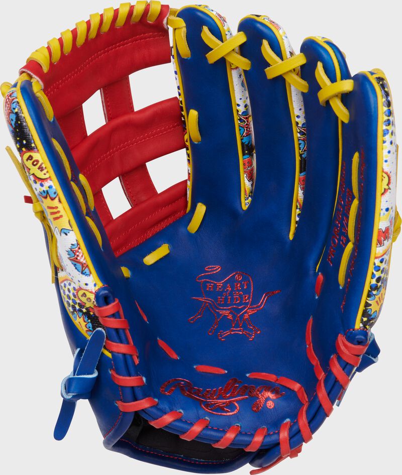Rawlings 12.75" Heart of the Hide ColorSync 9.0 Outfield Glove: PROR30399-6RSS