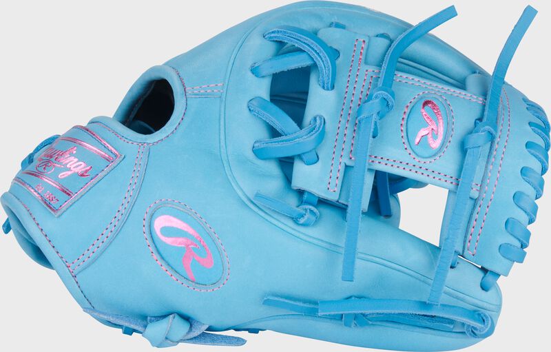 Rawlings Heart of the Hide 11.5" Columbia Blue Infield Glove: PROR314-2CBCB