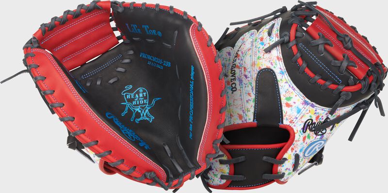 Rawlings Heart of the Hide Splatter 33.5" Catcher's Mitt: PRORCM335-23B