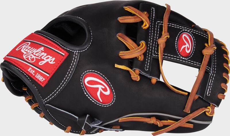 Rawlings Heart of the Hide 11.5" Traditional Black Infield Glove: PROT204-2B