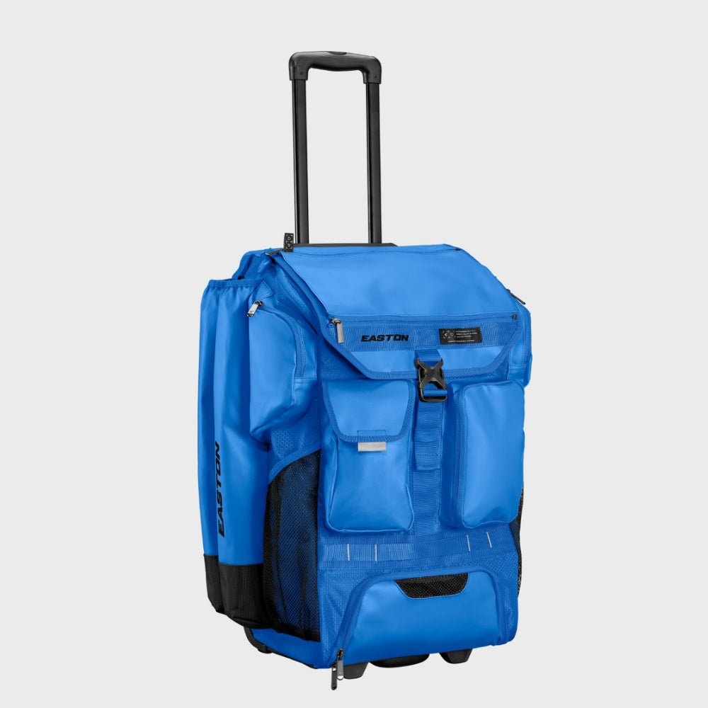 Easton 5-Tool Phenom Columbia Blue Wheeled Bag: 5TPHENOMWB