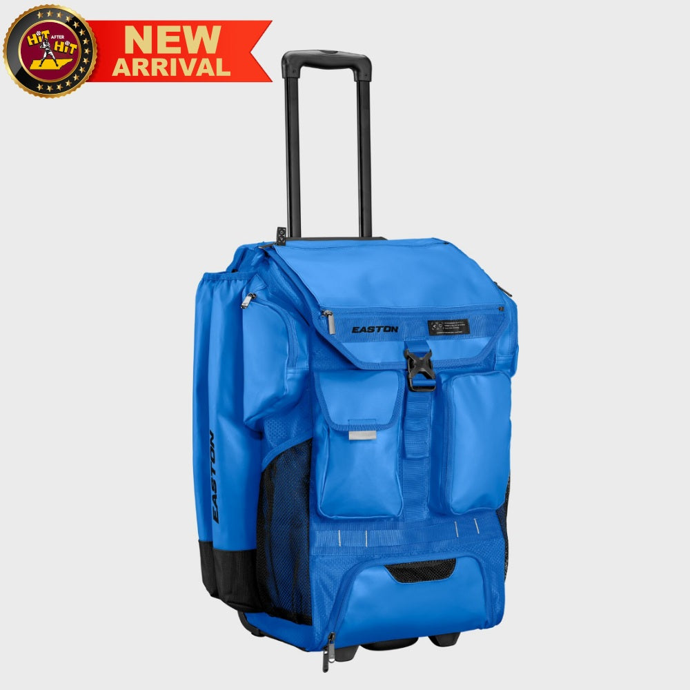 Easton 5-Tool Phenom Columbia Blue Wheeled Bag: 5TPHENOMWB