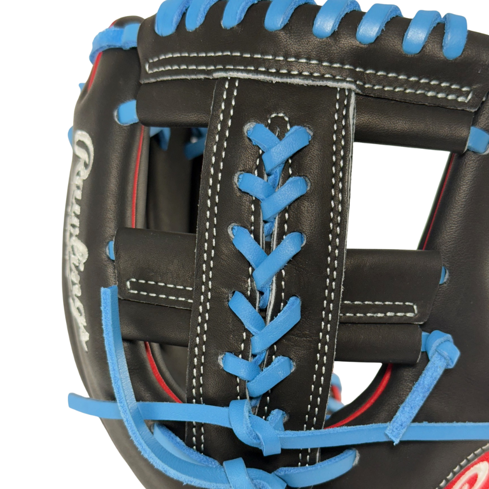 Rawlings Custom Black and Columbia Blue Heart of the Hide PROCS5-19 11.5" Baseball Glove