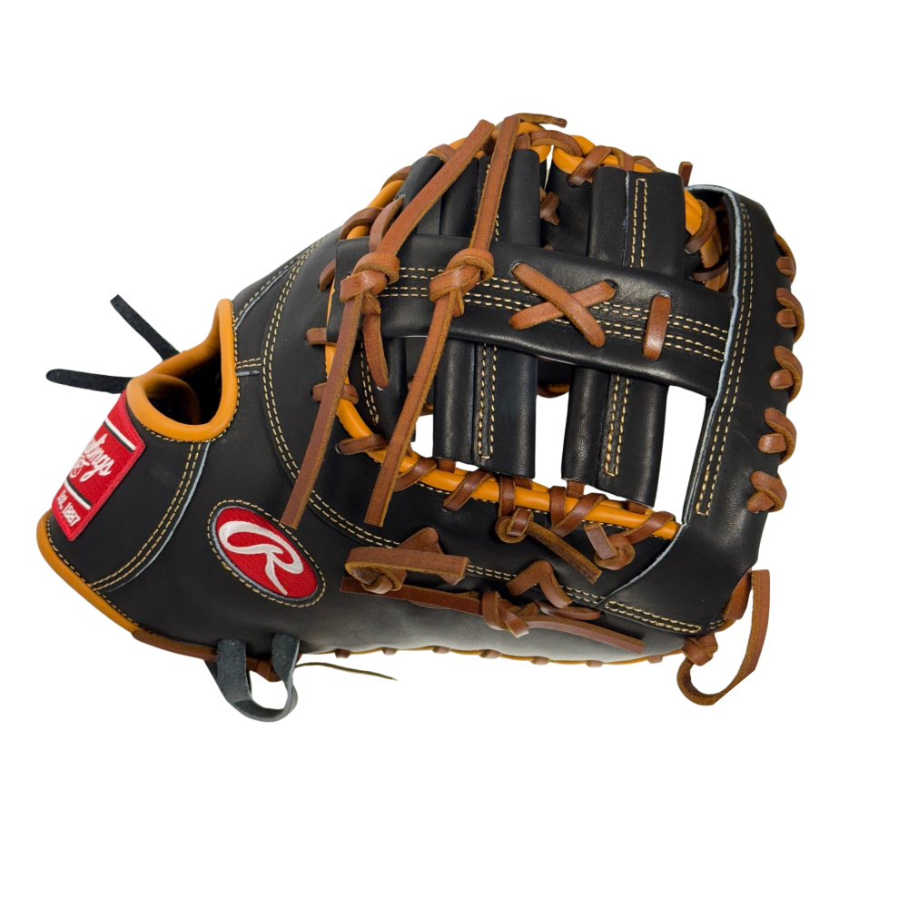 Rawlings Custom Black and Tan HOH 13" First Base Mitt: PRODCTC-10