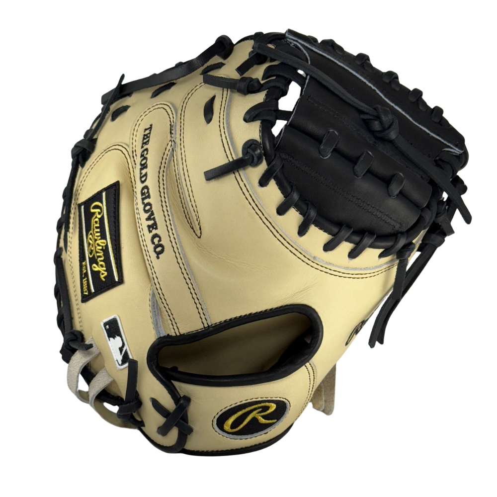 Rawlings Custom 33" Heart of the Hide Camel and Black Catchers Mitt: PROCM33DM-23