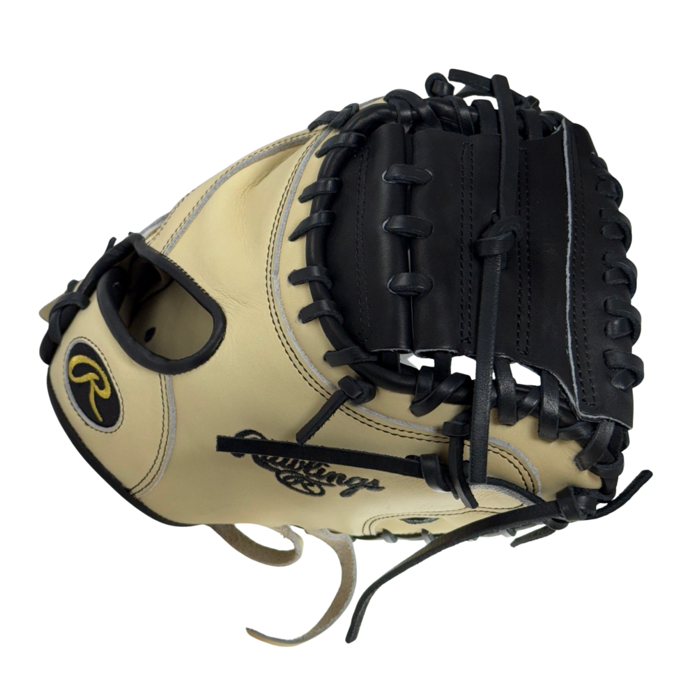 Rawlings Custom 33" Heart of the Hide Camel and Black Catchers Mitt: PROCM33DM-23