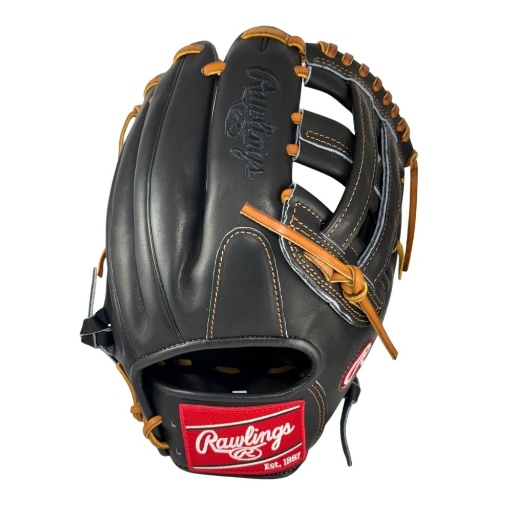 Rawlings Heart of the Hide Custom 12" Black Infield Glove: PRO206-6