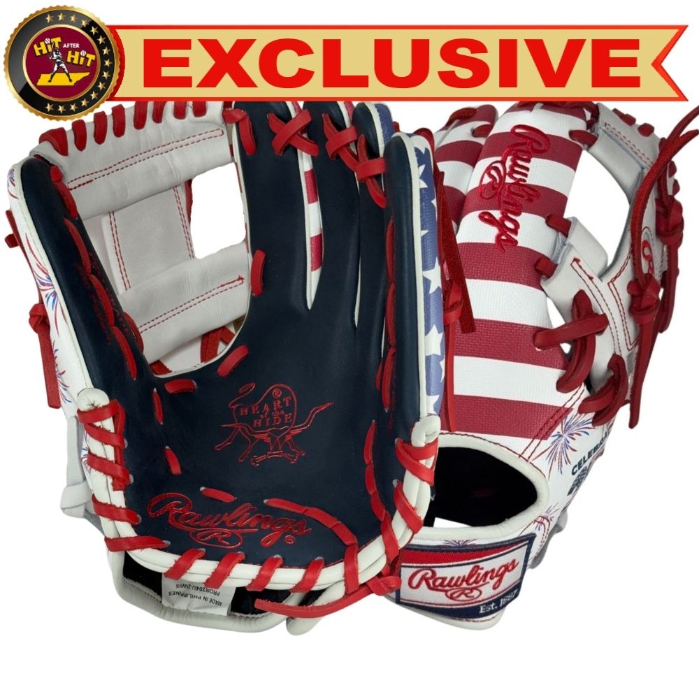 Rawlings 11.5" EXCLUSIVE USA Heart of the Hide ContoUR Fit Infield Glove: PROR204U-2NWS