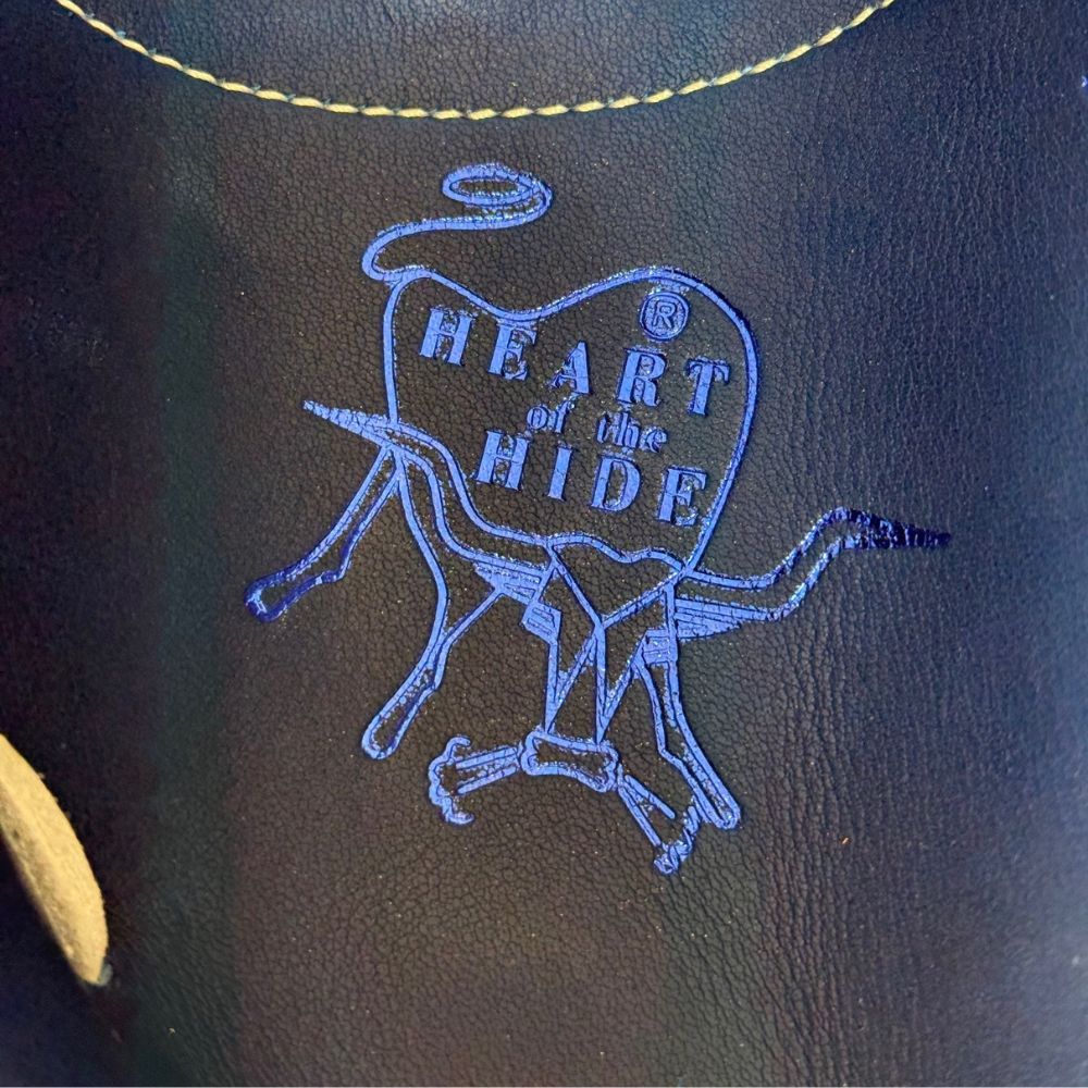 Rawlings Custom 33" Heart of the Hide Black and Royal Catchers Mitt: PROCM33DM-23