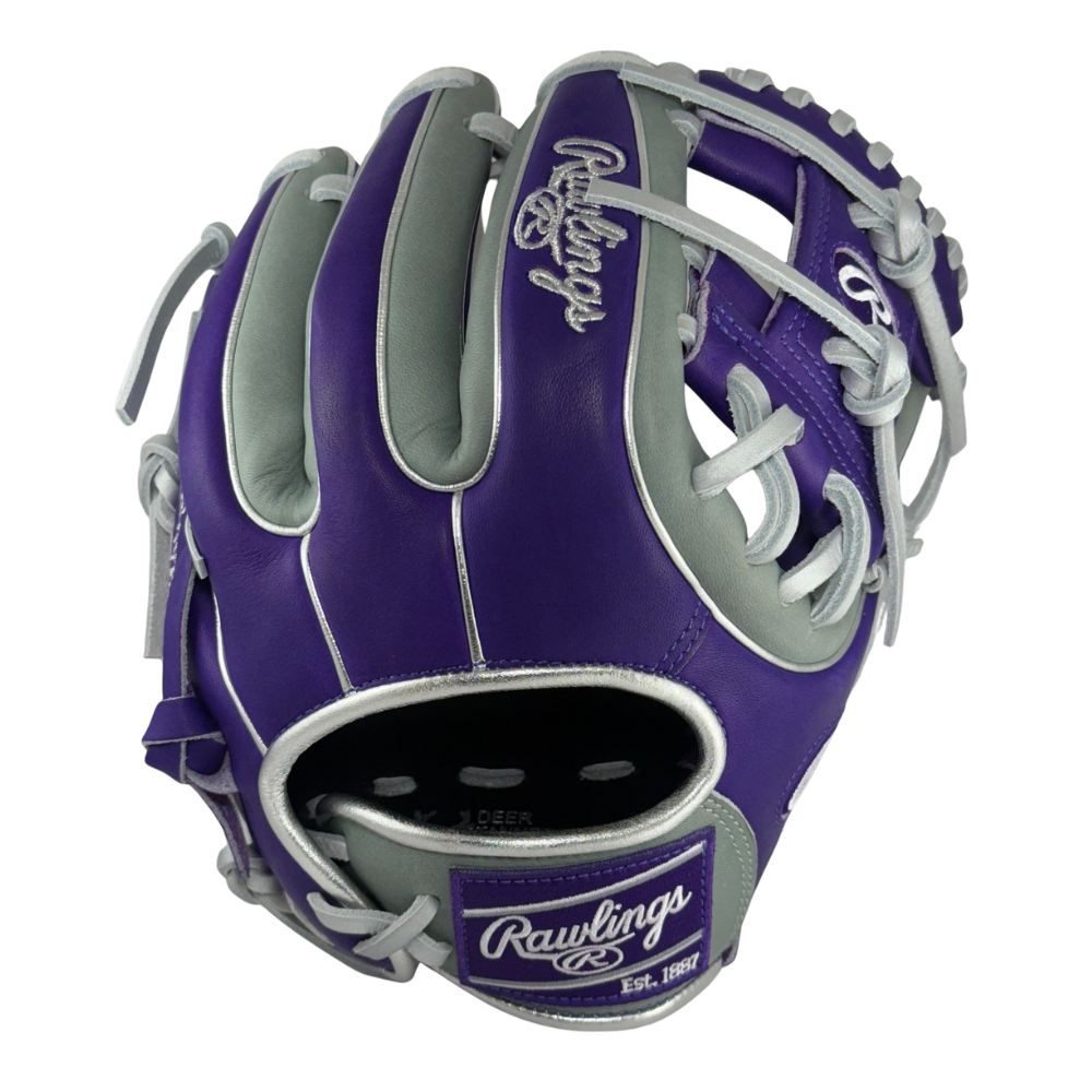 Rawlings Custom Contour Purple and Gray PRO312U-2 11.25" Infielders Glove