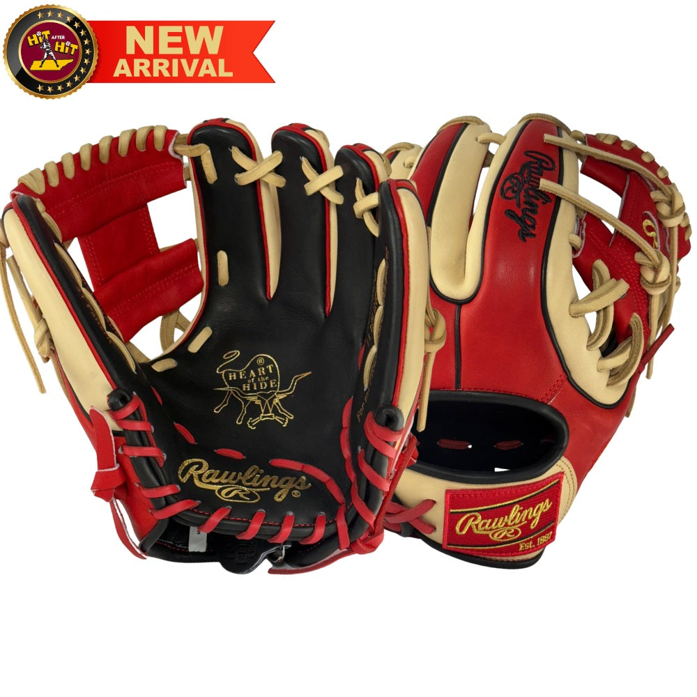 Rawlings Custom Contour Camel/Red/Black PRO312U-2 11.25" Infielders Glove