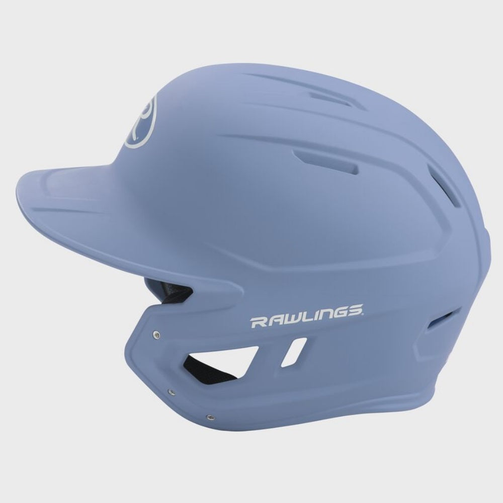 RAWLINGS CAROLINA BLUE MACH BATTING HELMET, SENIOR & JUNIOR SIZES