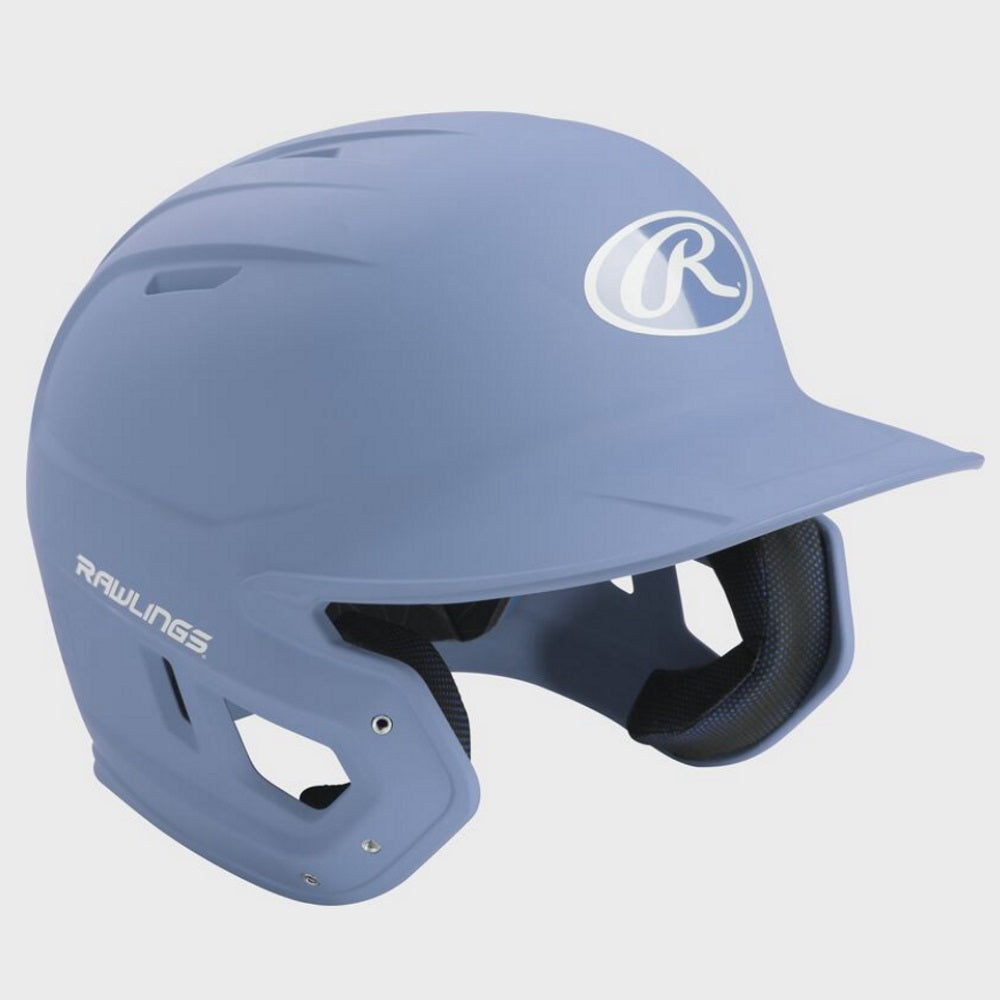 RAWLINGS CAROLINA BLUE MACH BATTING HELMET, SENIOR & JUNIOR SIZES