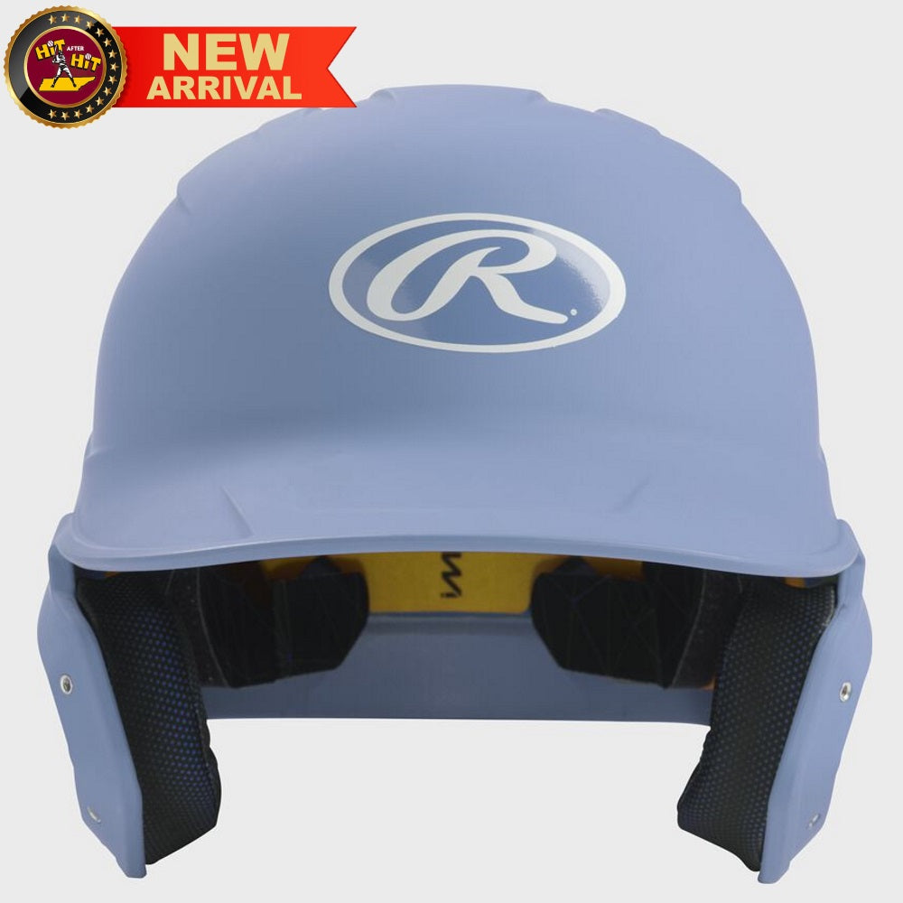 blue football helmet rawlings RAWLINGS CAROLINA BLUE MACH BATTING HELMET