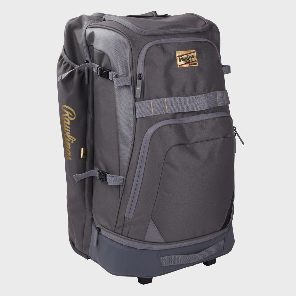 RAWLINGS GOLD COLLECTION WHEELED BAG: GRAPHITE