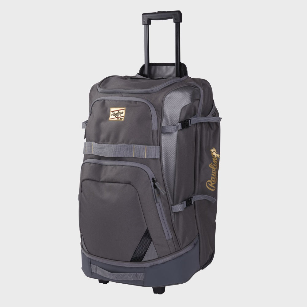 RAWLINGS GOLD COLLECTION WHEELED BAG: GRAPHITE