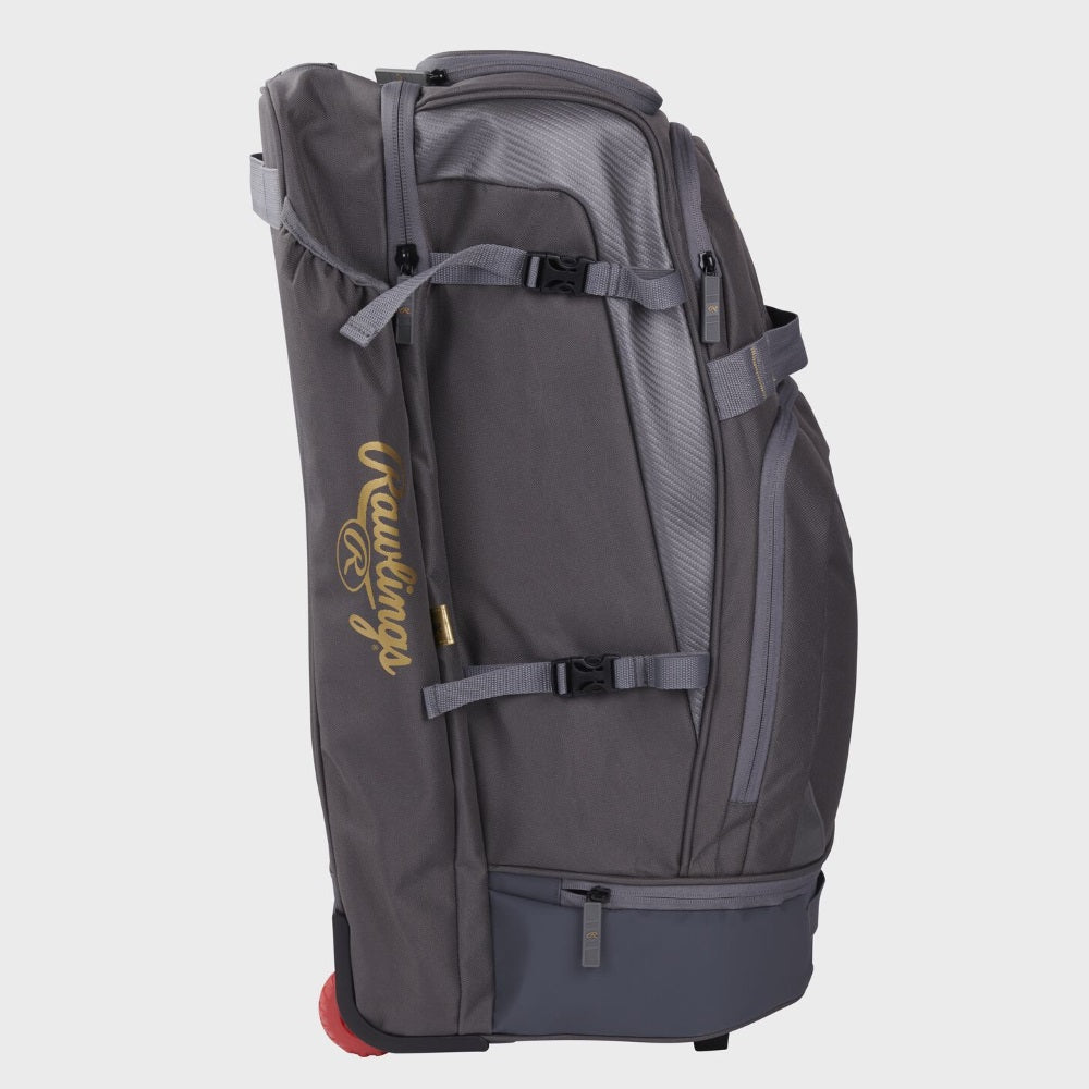 RAWLINGS GOLD COLLECTION WHEELED BAG: GRAPHITE
