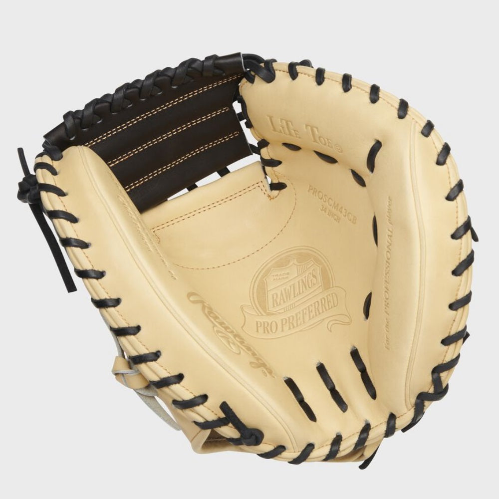 RAWLINGS PRO PREFERRED 34-INCH BASEBALL CATCHER'S MITT: PROSCM43CBS