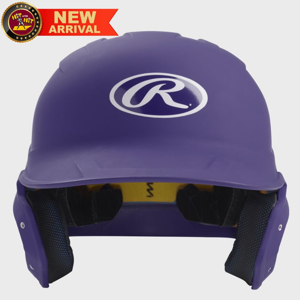 RAWLINGS PURPLE MACH BATTING HELMET, SENIOR & JUNIOR SIZES