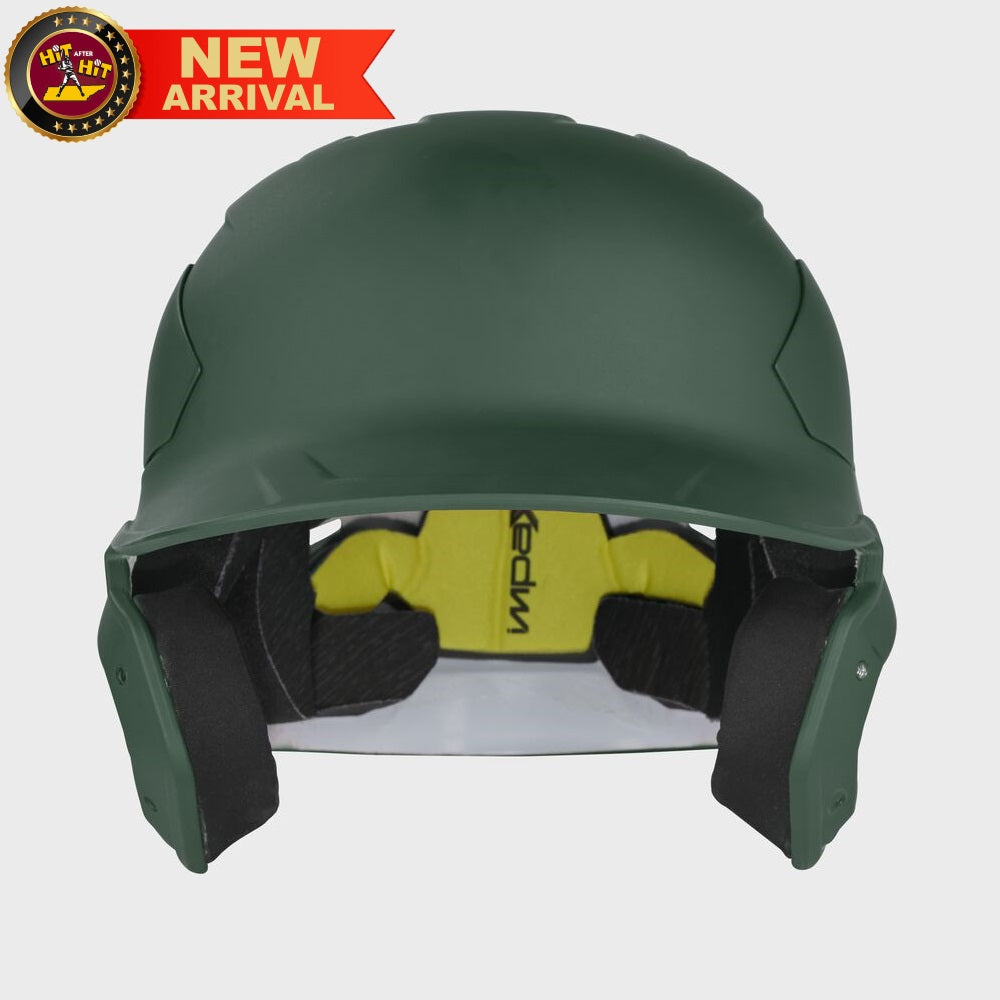RAWLINGS DARK GREEN MACH BATTING HELMET, SENIOR & JUNIOR SIZES