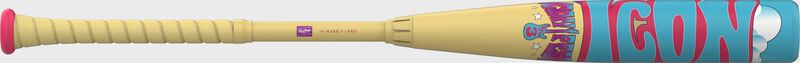 Rawlings 2026 Rawlings Icon Fest Tan BBCOR -3 Baseball Bat: RBB6IFT3