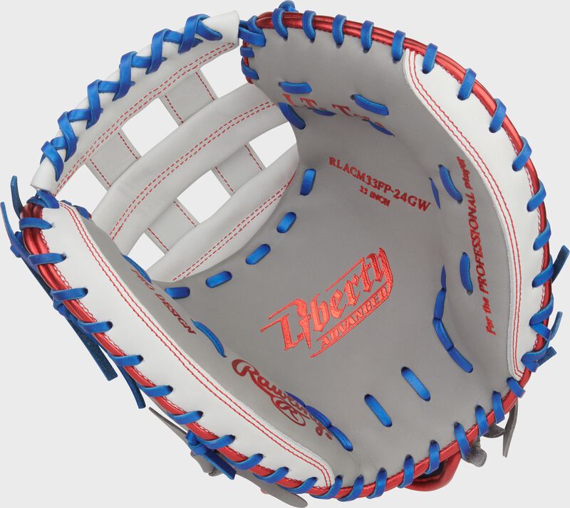 Rawlings 2025 Liberty Advanced 33" Fastpitch Catcher's Mitt: RLACM33FP-24GW