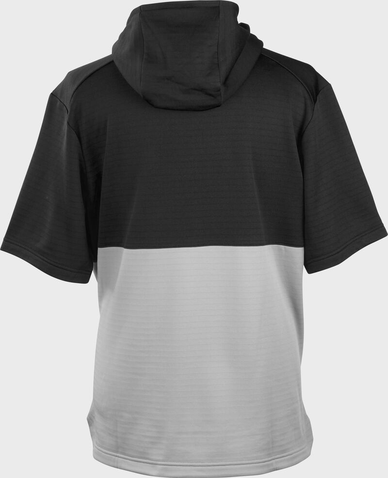 RAWLINGS COLORSYNC SHORT-SLEEVE HOODIE: RSFH BLACK