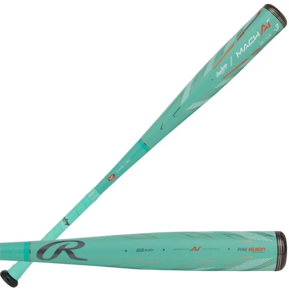 Rawling Mach AI BBCOR (-3) Baseball Bat: RBB4MC3