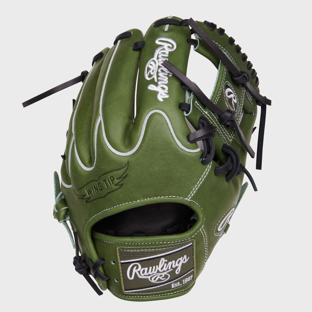 Rawlings Heart of the Hide 11.5" Military Green Infield glove - RPRO204W-2MG