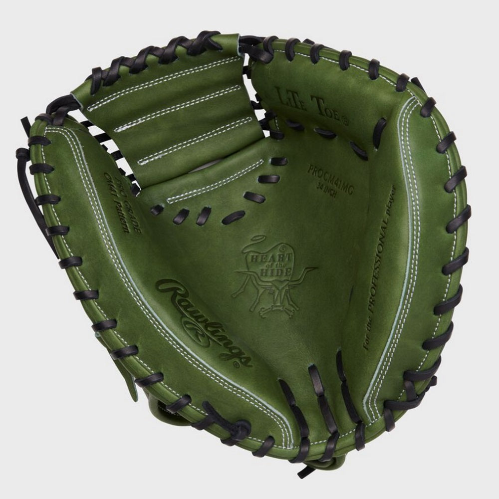 Rawlings Heart of the Hide Military Green 34" Catcher's Mitt- RPROCM41MG - LIMITED EDITION