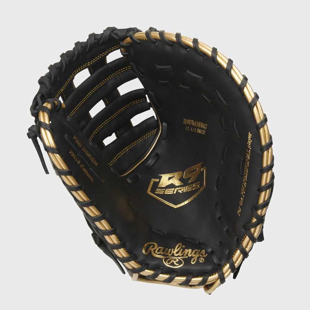 Rawlings R9 12.5" First Base Mitt: R9FM18BG