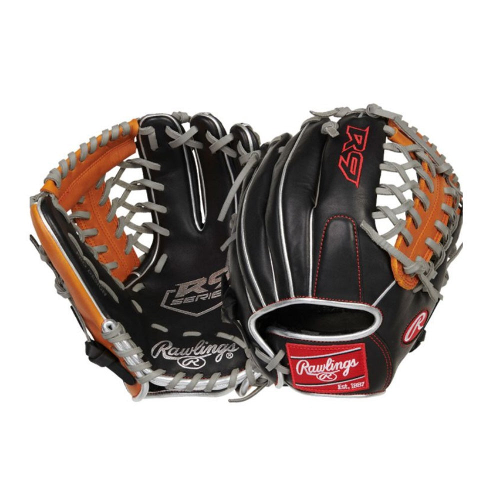 Rawlings R9 ContoUR 11.5" Youth Glove: R9115U-4BT