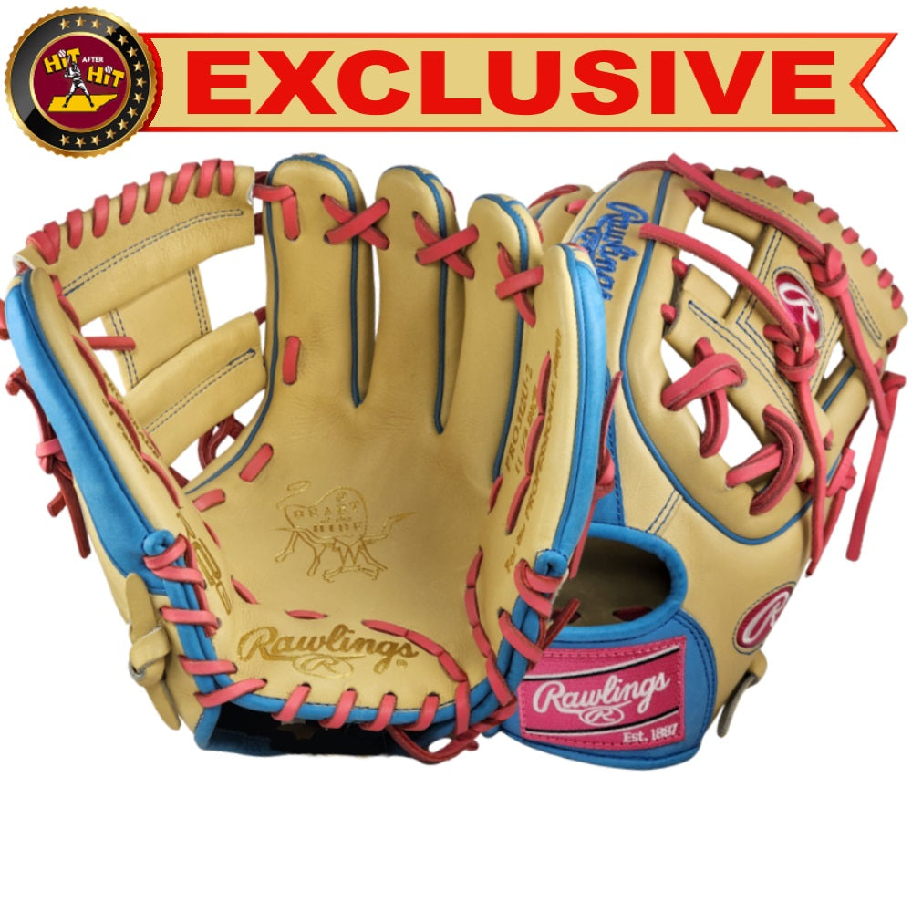 Rawlings Custom PRO312U-2 11.25" Infielders Glove - Cotton Candy