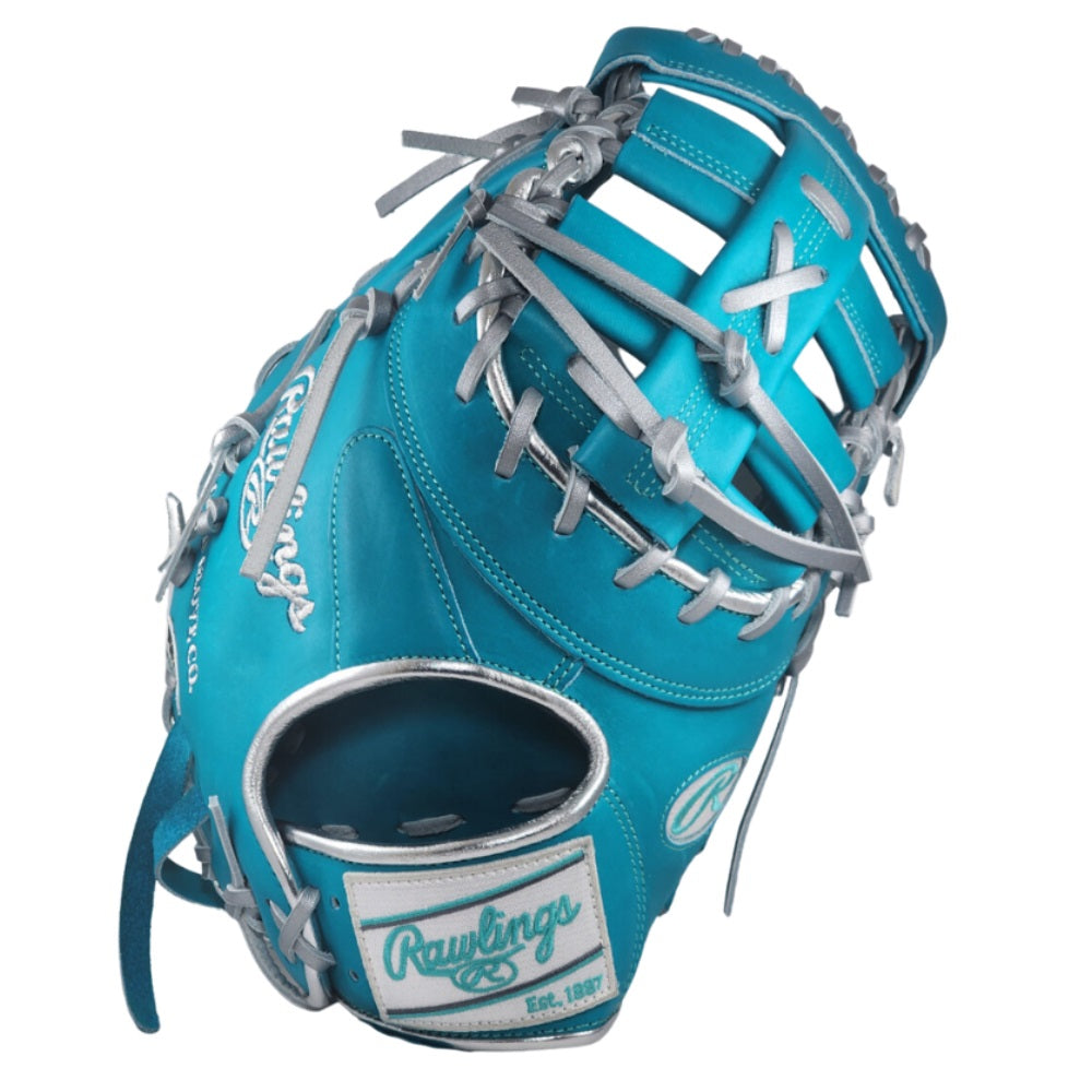 Rawlings Custom Teal HOH 13" First Base Mitt: PRODCTC-10