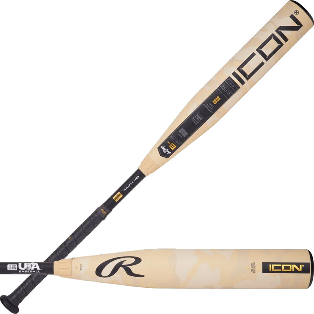 Rawlings 2025 Icon -8 USA Baseball Bat: RUS5I8