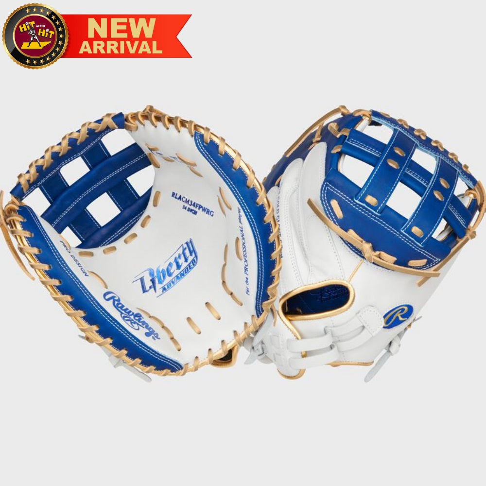 Rawlings 2025 Liberty Advanced Color Series 34" Fastpitch Catcher's Mitt: RLACM34FPWRG