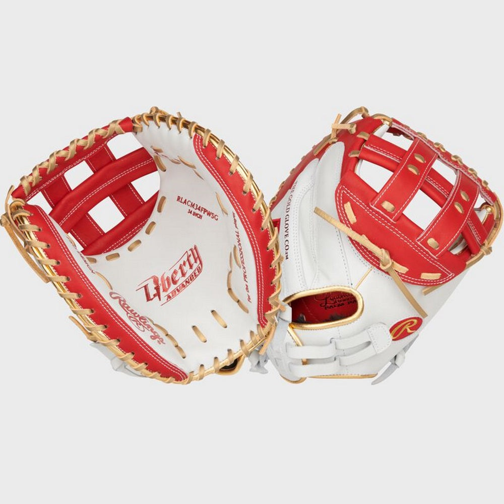 Rawlings 2025 Liberty Advanced Color Series 34" Fastpitch Catcher's Mitt: RLACM34FPWSG