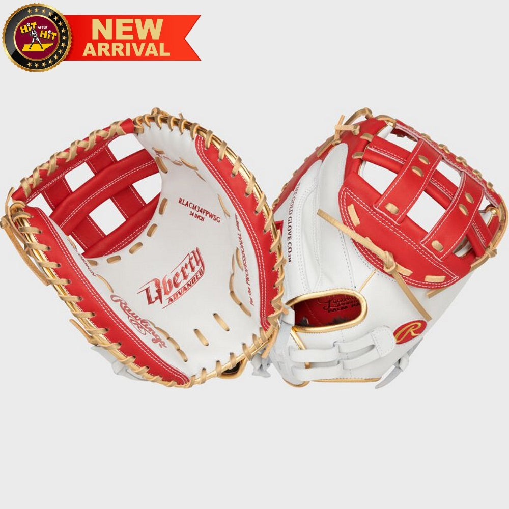 Rawlings 2025 Liberty Advanced Color Series 34" Fastpitch Catcher's Mitt: RLACM34FPWSG