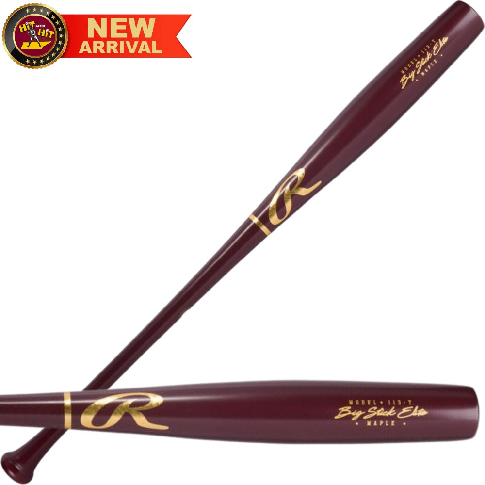 Rawlings Big Stick Elite I13T Torpedo Barrel Wine Maple Wood Bat