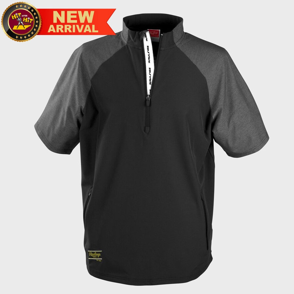 Rawlings Black ColorSync Short Sleeve Cage Jacket: CSSSJ2