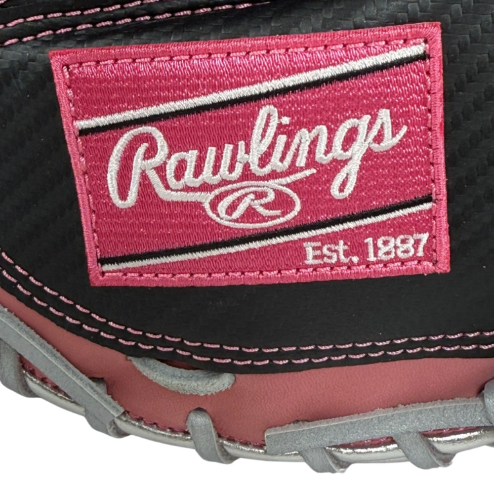Rawlings Custom 33" Heart of the Hide Pink and Black Catchers Mitt: PROCM33DM-23