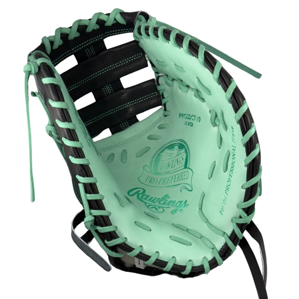 Rawlings Custom Black/Mint Pro Preferred First Base Mitt: PROSDCTC-10