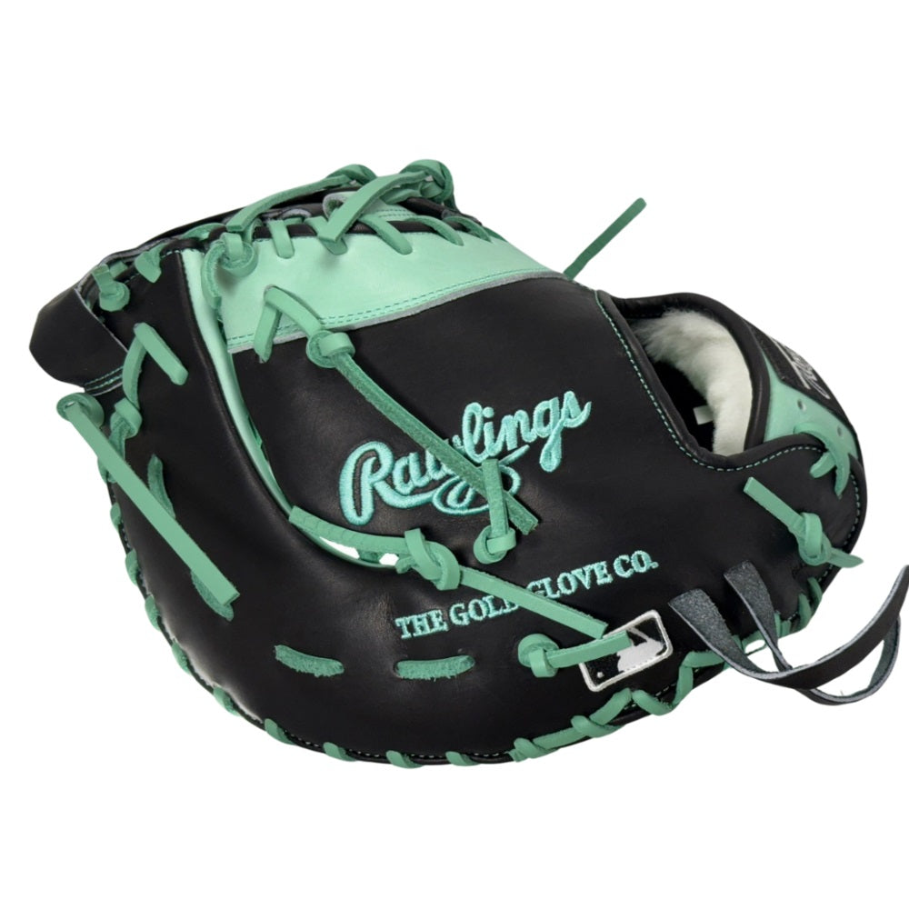 Rawlings Custom Black/Mint Pro Preferred First Base Mitt: PROSDCTC-10